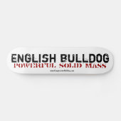 Skateboard English Bulldog (Horz)
