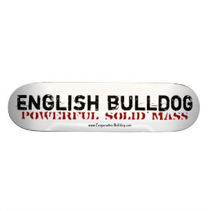 Skateboard English Bulldog