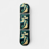SKATEBOARD ENIGMA BLEUE (Devant)