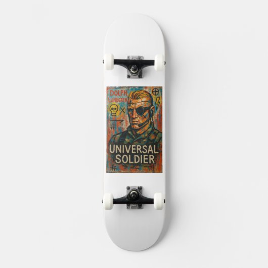 Skateboard Enorme Deckz Art Dolph géant (Recto)