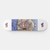 Skateboard Énorme Giant Silly face fourrure manteau (Horz)