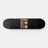 Skateboard Enseignant Enfants Retro Super 100 Jours 0f École (Horz)
