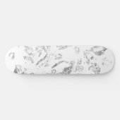 Skateboard Ensemble de dossiers botaniques élégants (Horz)