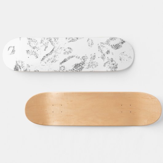 Skateboard Ensemble de dossiers botaniques élégants (Horz)