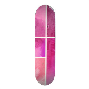Skateboard Ensemble de l'abrégé sur 3 peints à la main