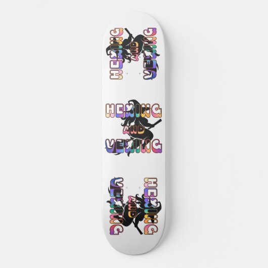 Skateboard ENSORCELER ET CONTRARIER pour la païenne de grande (Recto)