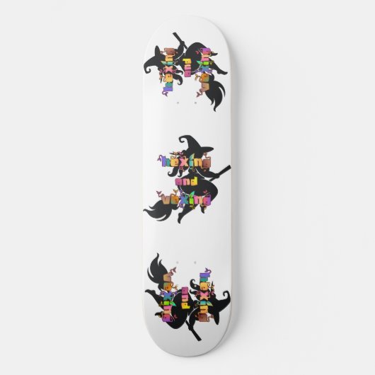 Skateboard ENSORCELER ET EXASPÉRER pour la païenne de grande (Recto)