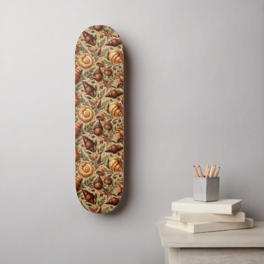 Skateboard Envie de Croissants (Art mural)