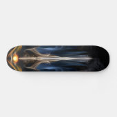 Skateboard Épée De Lumière Art Fractal Planche De Patinage (Horz)