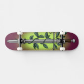 Skateboard Épée Médiévale & Vigne (Horz)