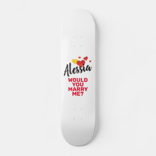 Skateboard Épouse-moi
