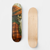 Skateboard Épouvantail effrayant (Recto)