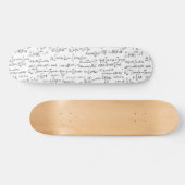 Skateboard Équations //de maths écrites par main (Horz)