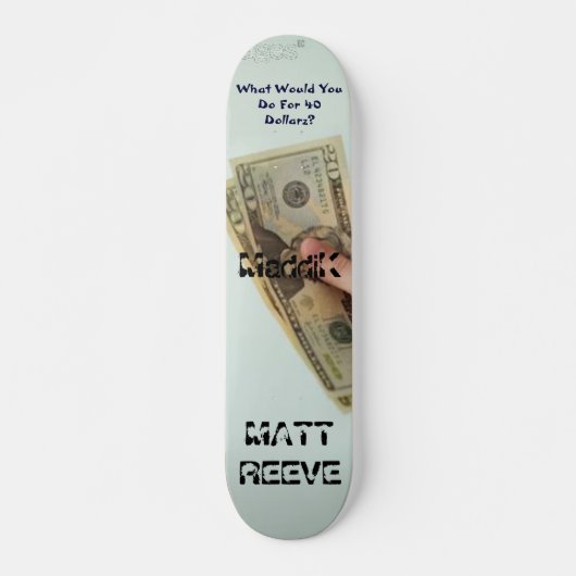 Skateboard équipe de patin de maddik (Devant)
