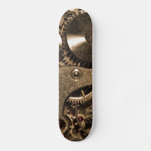 Skateboard Équipements d'horloge métallique Steampunk (Recto)