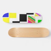 Skateboard Escaliers colorés (Horz)
