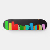 Skateboard Escaliers colorés (Horz)