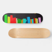 Skateboard Escaliers colorés (Horz)
