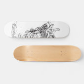 Skateboard Escrocs et noyau 1 de méduse de châteaux (Horz)