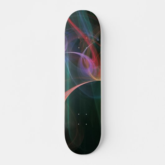 Skateboard Espace Art Abstrait (Devant)