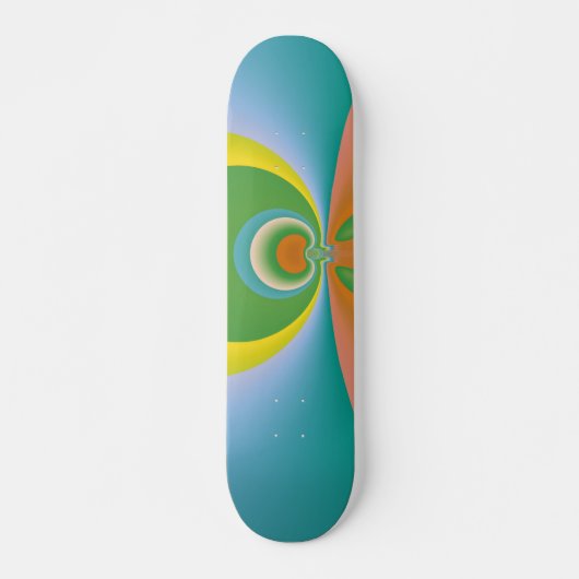 Skateboard Espace Coloré (Devant)