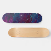 Skateboard Espace coloré personnalisé (Horz)