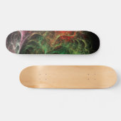 Skateboard Espace de feu d'art abstrait (Horz)