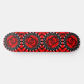 Skateboard Espace ethnique Kaleidoscope J Rouge (Horz)