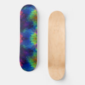 Skateboard Espace fractal Longboard Long Board Géométrie sacr (Recto)