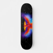 Skateboard Espace Phoenix Nebula Black Starlight Sky (Devant)