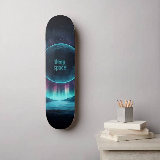 Skateboard Espace profond foncé (Art mural)