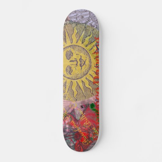 Skateboard Espagne Sunshine Espagnol Travel Art (Recto)