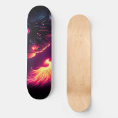 Skateboard Esprit de feu de phénix de robot futuriste cyberné (Recto)