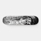 Skateboard esprits et poulets (Horz)