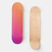 Skateboard Esthétique Féminin Coloré (Recto)