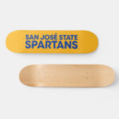 Skateboard État Spartans Wordmark de San Jose (Horz)