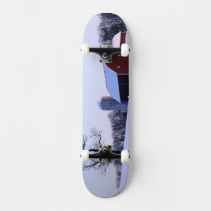Skateboard États-Unis, Virginie, vallée de Shenandoah, grange