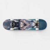 Skateboard Ethereal Celestial Angel Anime Girl (Horz)