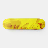 Skateboard Étincelle jaune Abstraite (Horz)