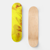 Skateboard Étincelle jaune Abstraite (Recto)