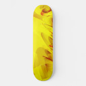 Skateboard Étincelle jaune Abstraite (Recto)