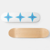 Skateboard Étoile bleue (Horz)