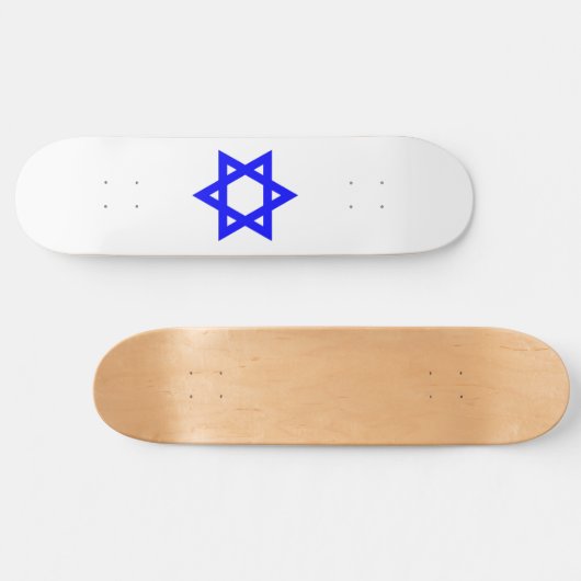 Skateboard ✡︎ Étoile juive de David (Horz)