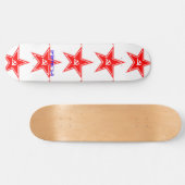 Skateboard Étoile soviétique inimitable (Horz)