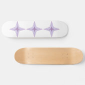 Skateboard Étoile violette (Horz)