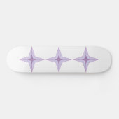 Skateboard Étoile violette (Horz)
