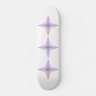 Skateboard Étoile violette
