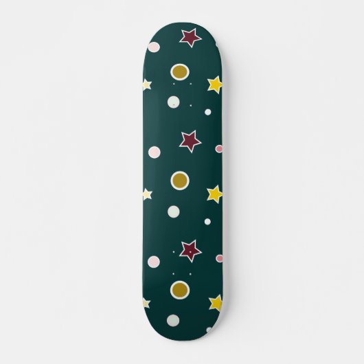 Skateboard Étoiles (Devant)