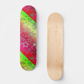 Skateboard Etoiles de confetti brillantes de parties scintill (Recto)