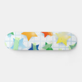 Skateboard Étoiles de papier, patinage (Horz)